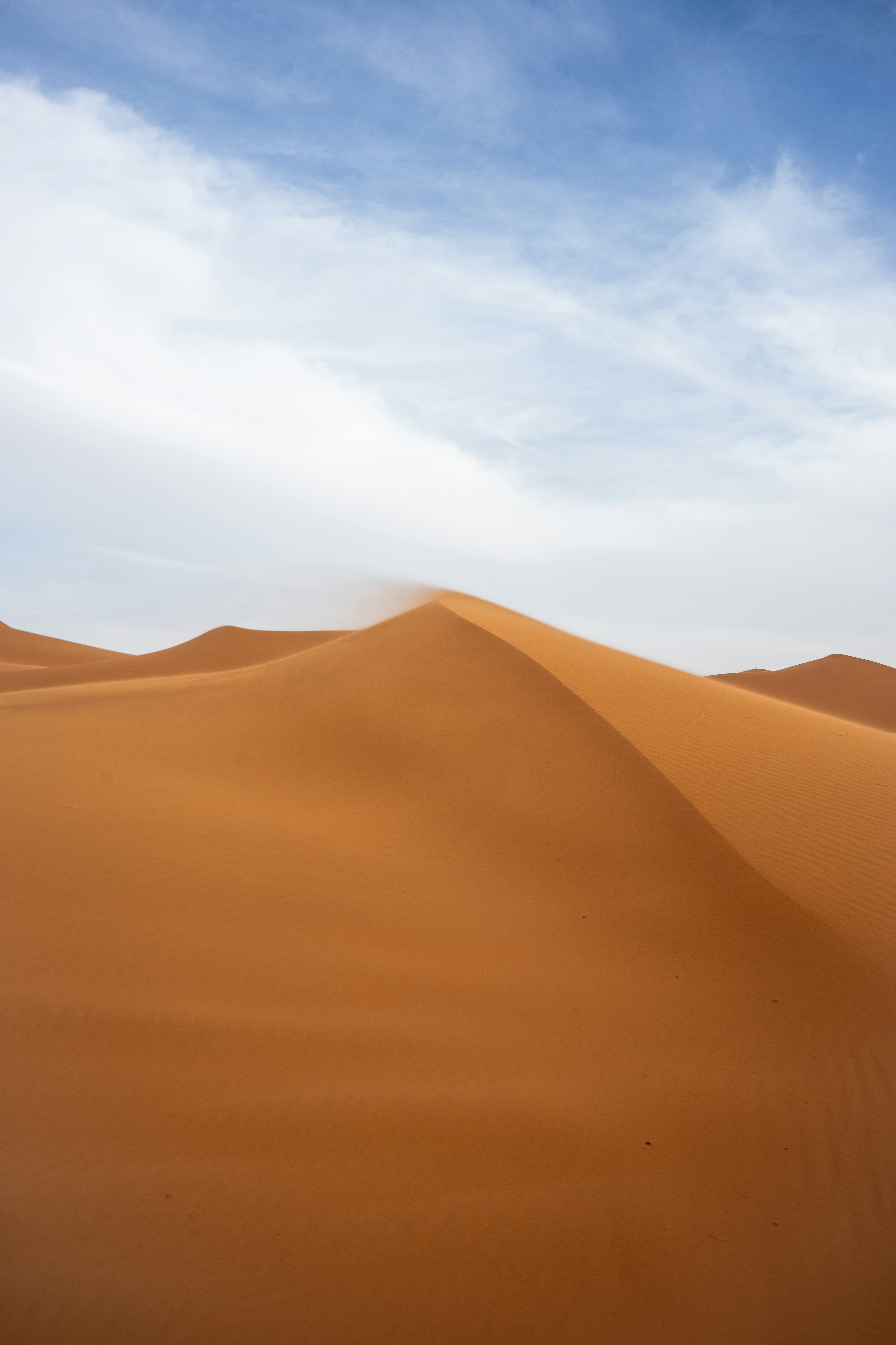Dunes dorées du Sahara marocain